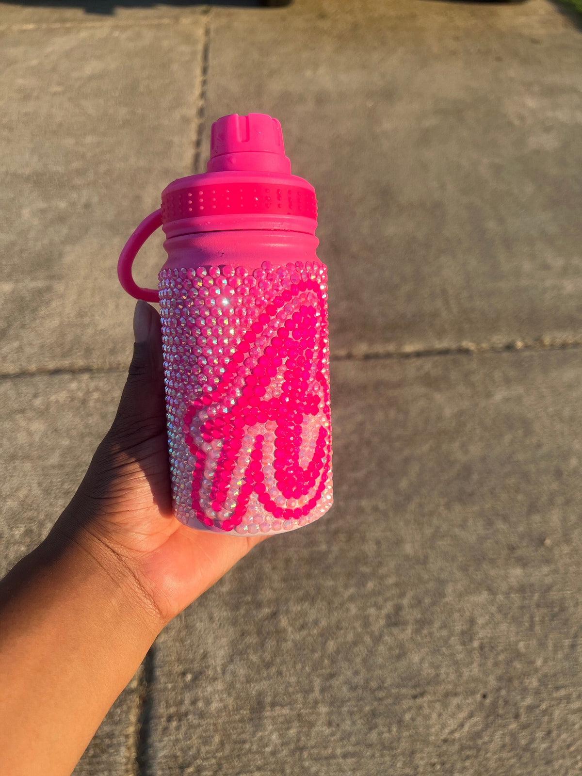Barbie Pink Rhinestone tumbler