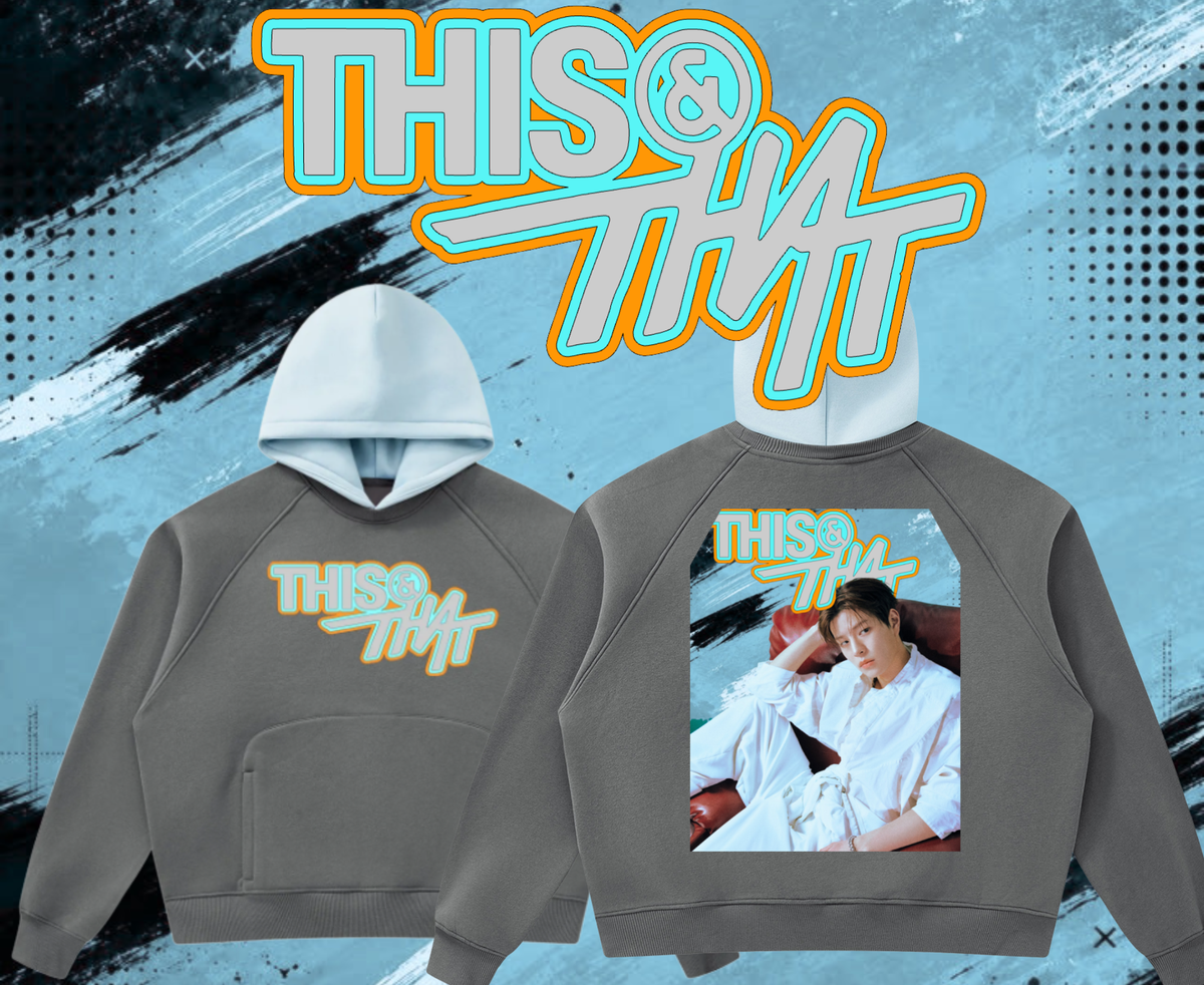 Stray Kids Seungmin Inspired “THIS AND THAT” Cropped Hoodie | K-Pop Streetwear | Fan Made Hoodie | Concert Outfit | K-Pop Gift