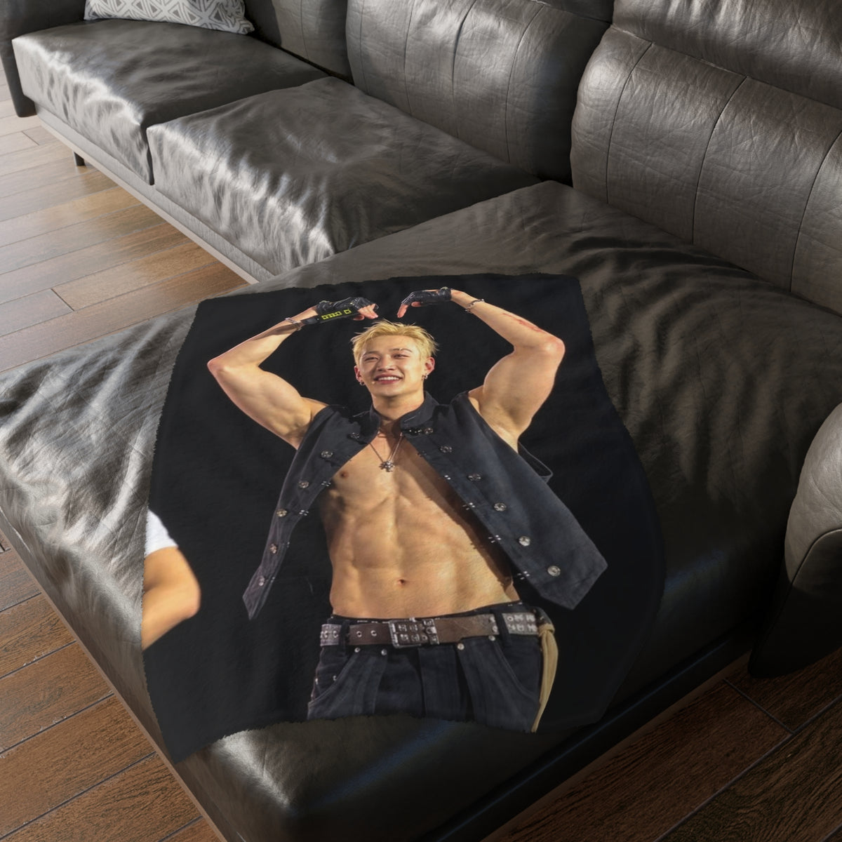 “Calm Down He’s Just My Bias” K-Pop Fan Blanket
