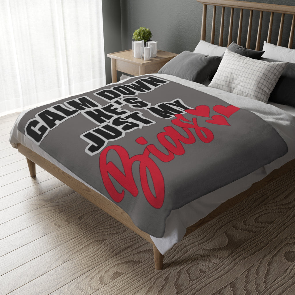 Calm Down Just My Bias Bang Chan Bias Blanket