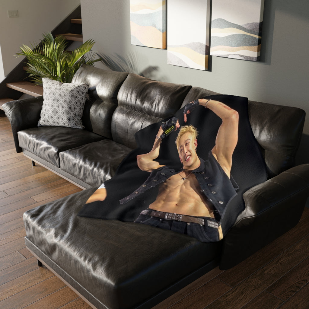 “Calm Down He’s Just My Bias” K-Pop Fan Blanket