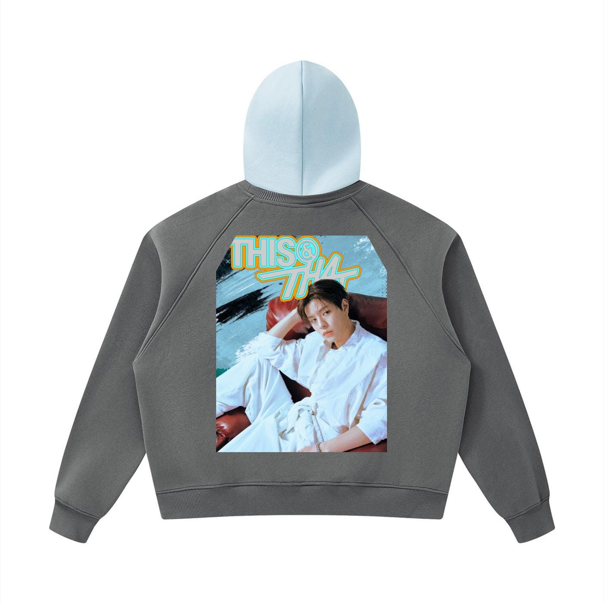 Stray Kids Seungmin Inspired “THIS AND THAT” Cropped Hoodie | K-Pop Streetwear | Fan Made Hoodie | Concert Outfit | K-Pop Gift