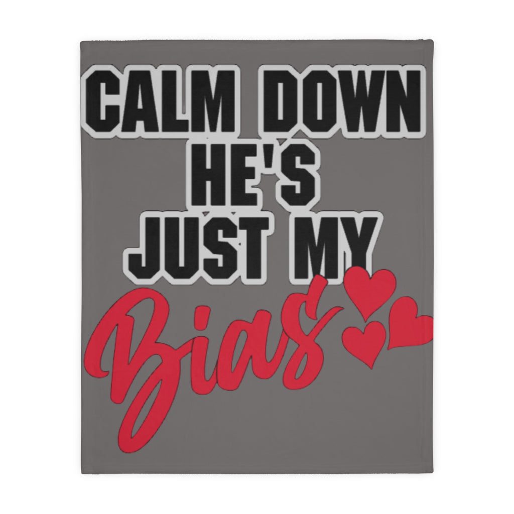 Calm Down Just My Bias Bang Chan Bias Blanket