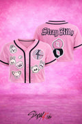 SKZOO Jersey Rhinestoned Stray Kids Inspired | K-Pop STAY Fan Made Jersey Shirt | SKZ Merch | Concert Outfit