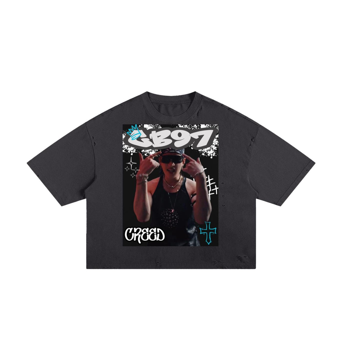 Boxy Tee Stray Kids Creed Bang Chan Inspired Graphic Tee | K-Pop Streetwear | Y2K K-Pop Shirt | Fan Made Stray Kids Shirt | Concert Outfit