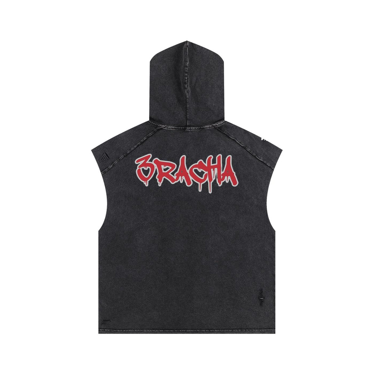 Stray Kids "3RACHA" Inspired Sleeveless Hooded Vintage Wash Tee