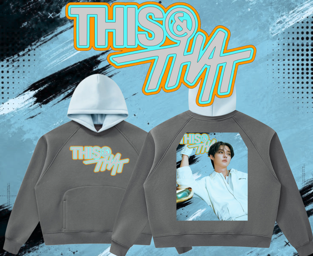 Stray Kids Lee Know Inspired “THIS AND THAT” Cropped Hoodie | K-Pop Streetwear | Fan Made Hoodie | Concert Outfit | K-Pop Gift