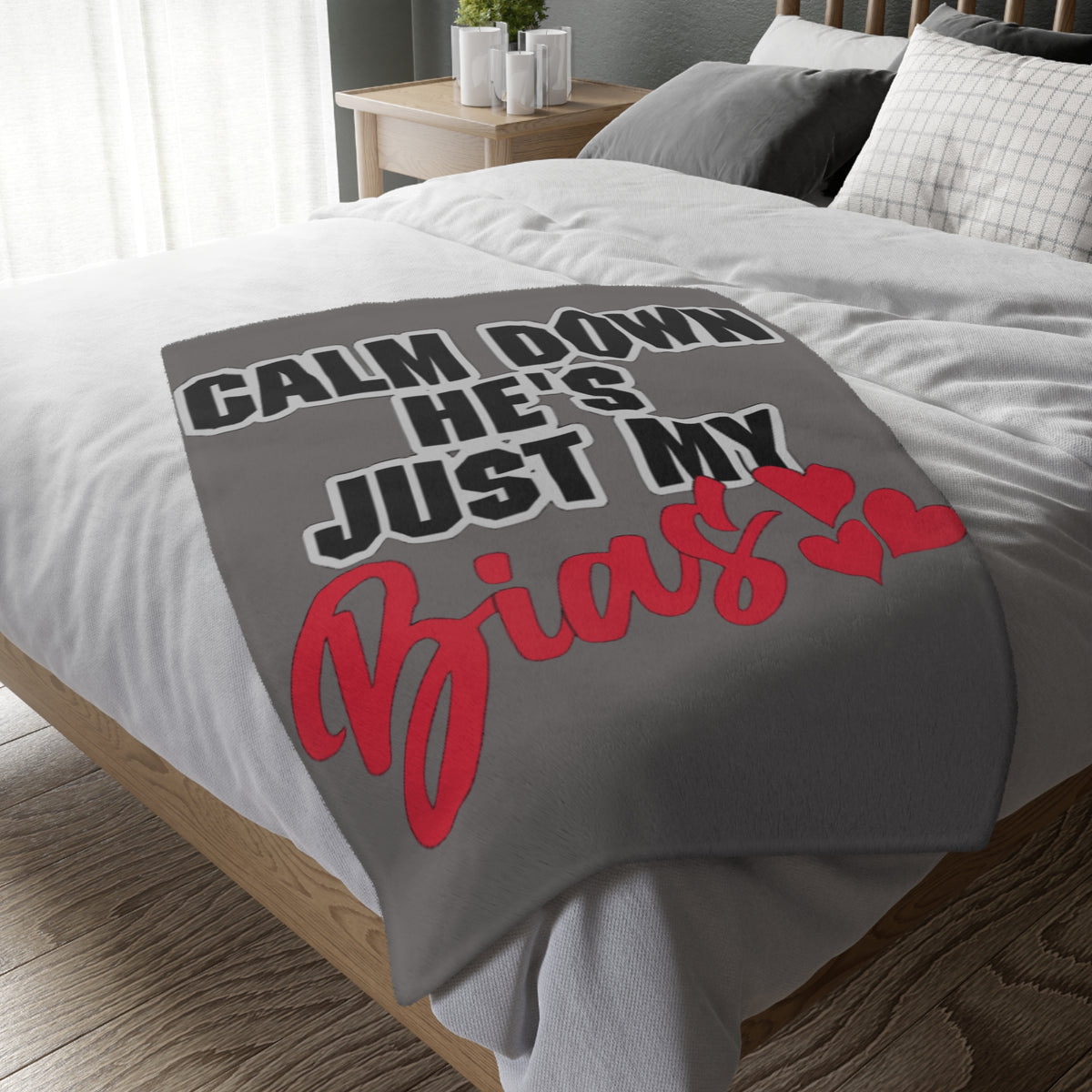 Calm Down Just My Bias Bang Chan Bias Blanket