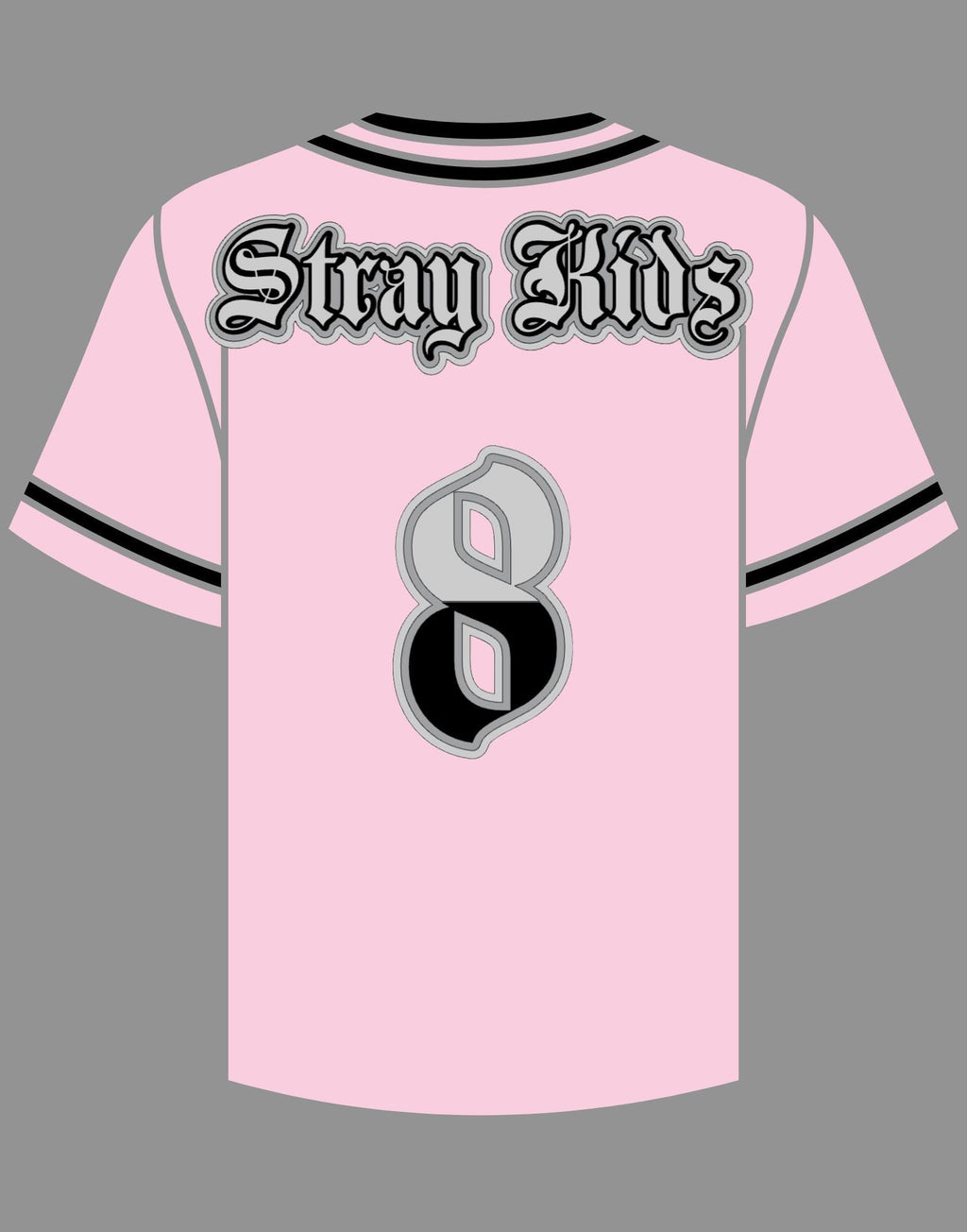 SKZOO Jersey Rhinestoned Stray Kids Inspired | K-Pop STAY Fan Made Jersey Shirt | SKZ Merch | Concert Outfit