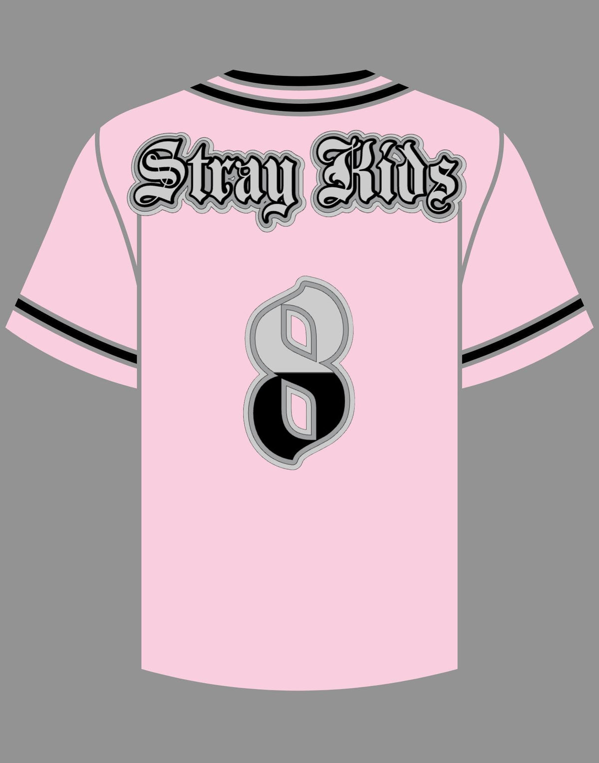 SKZOO Jersey Rhinestoned Stray Kids Inspired | K-Pop STAY Fan Made Jersey Shirt | SKZ Merch | Concert Outfit