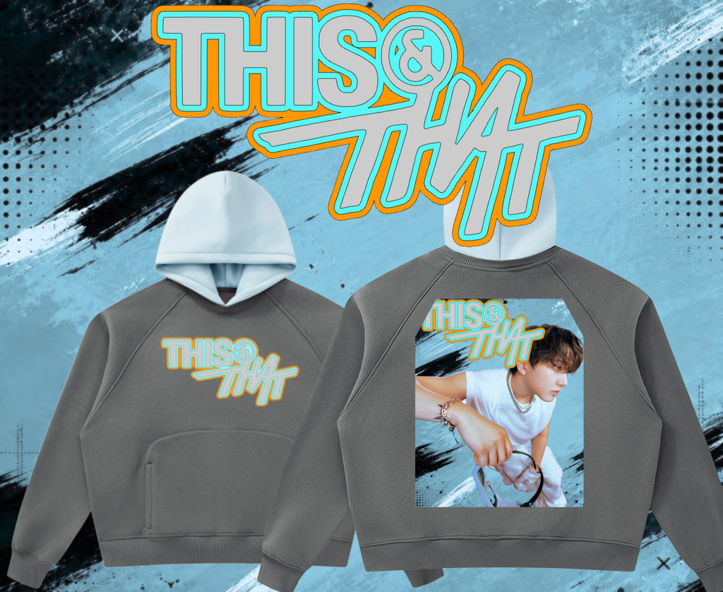 Stray Kids Changbin Inspired “THIS AND THAT” Cropped Hoodie | K-Pop Streetwear | Fan Made Hoodie | Concert Outfit | K-Pop Gift