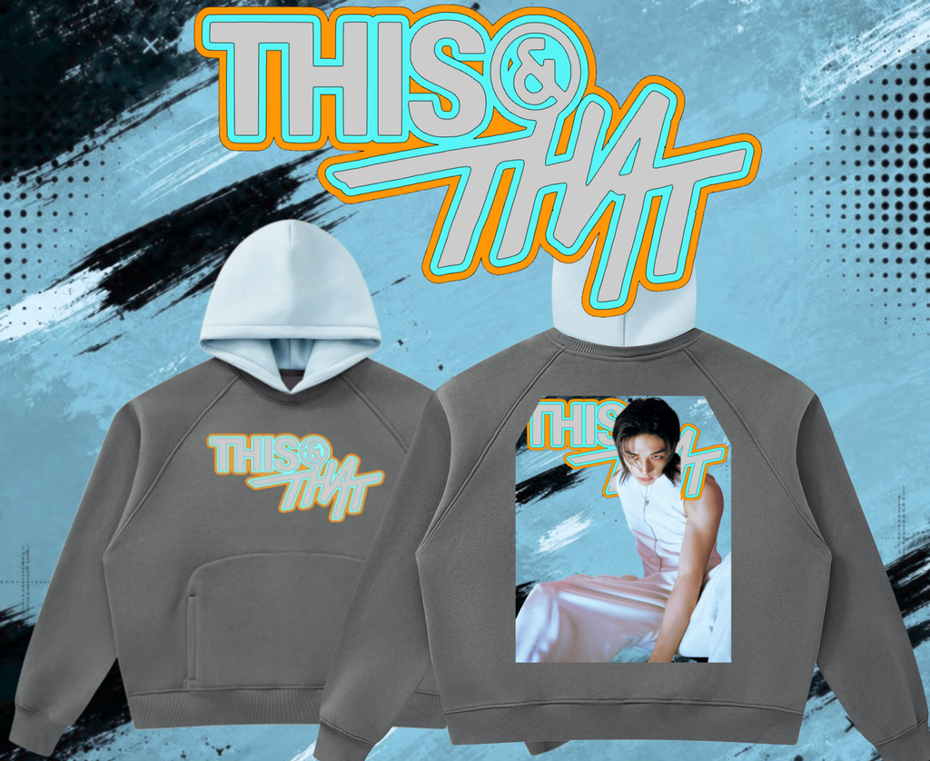 Stray Kids Hyunjin Inspired “THIS AND THAT” Cropped Hoodie | K-Pop Streetwear | Fan Made Hoodie | Concert Outfit | K-Pop Gift