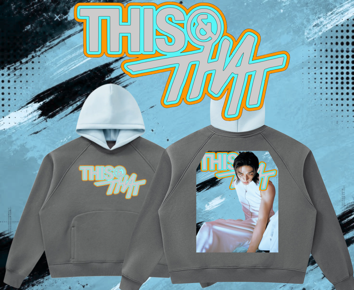 Stray Kids Hyunjin Inspired “THIS AND THAT” Cropped Hoodie | K-Pop Streetwear | Fan Made Hoodie | Concert Outfit | K-Pop Gift