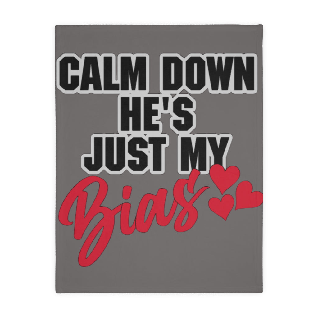 Calm Down Just My Bias Bang Chan Bias Blanket