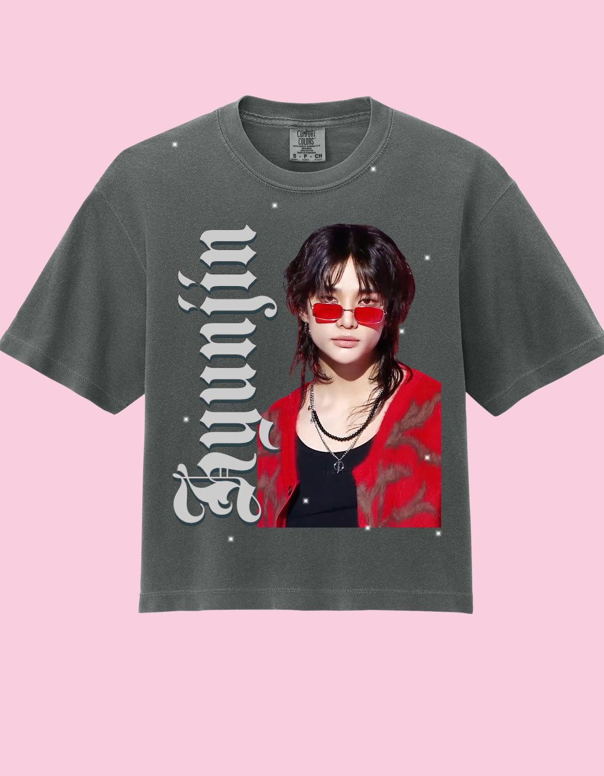Stray Kids Hyunjin Graphic T-Shirt: Vintage Kpop Unisex Tee