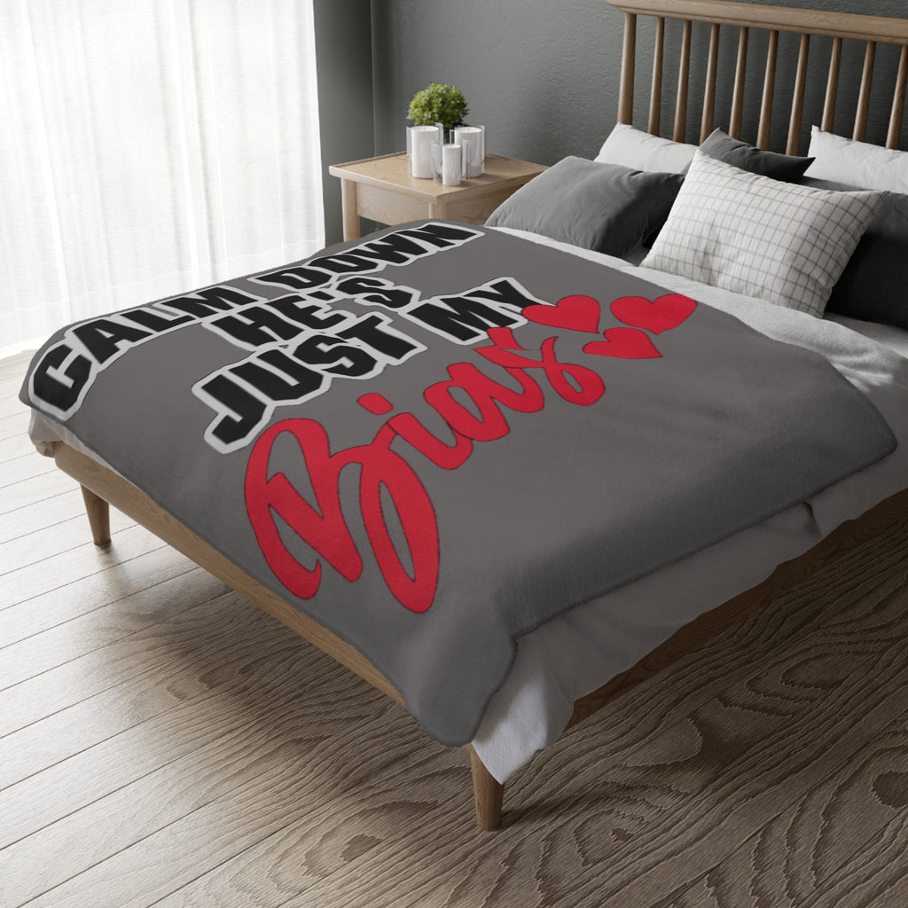 Calm Down Just My Bias Bang Chan Bias Blanket
