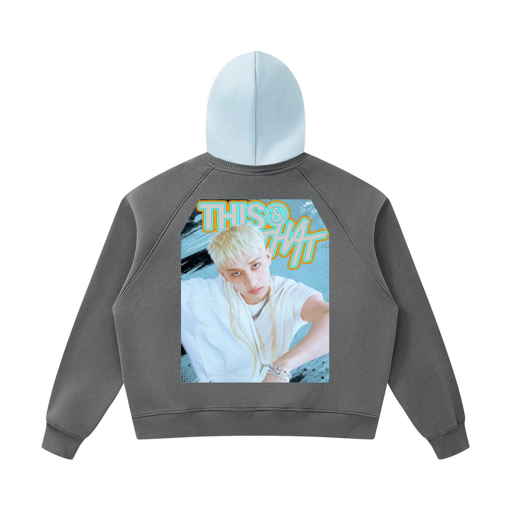 Stray Kids Bang Chan Inspired “THIS AND THAT” Cropped Hoodie | K-Pop Streetwear | Fan Made Hoodie | Concert Outfit | K-Pop Gift